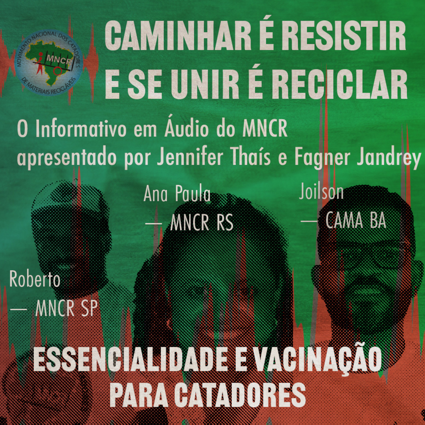 Caminhar é resistir e se unir é reciclar